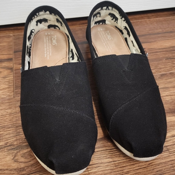 Tom's Slip Ons Dark Blue 9.5 - Picture 3 of 7